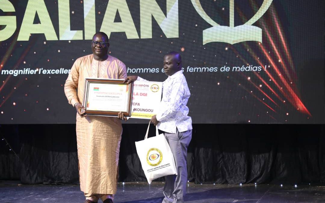 Prix spécial de la DGI à la 28e édition des GALIAN : Soumaïla BONKOUNGOU rafle la mise